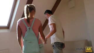 HUNT4K. Анчин үгийн утганд яг тохирч, хоер парк болон худалдан авдаг охид халуун бие