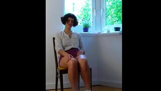 Babe, Harig, Poesie, Harig, Putte Selfie Bating tot Orgasme