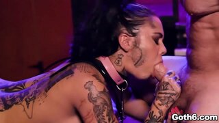 Сэксуальная шлюха-гот Жэнеўева Шын атрымлівае АНАЛЬНЫ сэкс